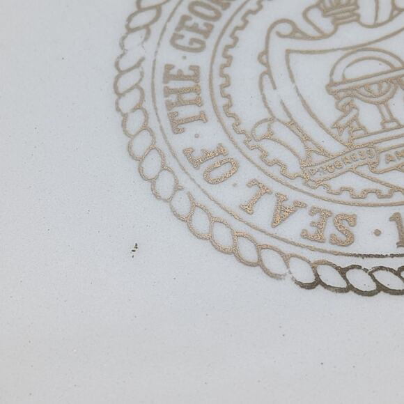 VTG Georgia Tech GT Ashtray Vintage Man Cave Alumni Collegiate Norsid Ceramics - Picture 5 of 10